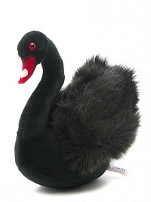 Мягкая игрушка – Черный лебедь, 28 см (Hansa, 2785)