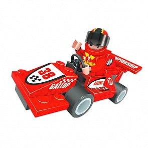 Конструктор Гонка. Гоночная машина, 40 деталей (Ausini, 26102)