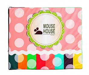 Игровой мат Горошек для игрового домика (MOUSE HOUSE, 5919rt)