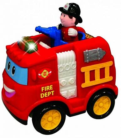 Интерактивная развивающая игрушка Пожарная машина на радиоуправлении 
