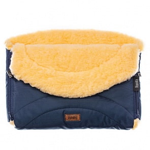 Муфта меховая для коляски Nuovita Tundra Pesco Blu scuro/Темно-синий (Nuovita, NUO-mTUNP_2069)