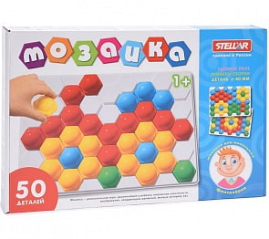 Мозаика, диаметр 40 мм, 50 деталей, сферическая (Stellar, 01017_stell)