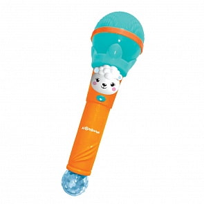 Микрофон Суперхит - Добрые песенки, бирюзовый (Азбукварик, 28452-1)