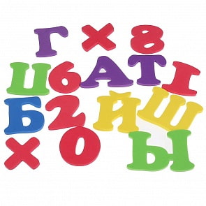 Набор для купания - Фиксики, буквы и цифры (Капитошка, L787-H27724-FIX)