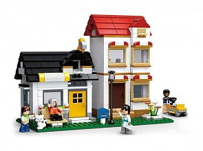 Конструктор - Дом с фигурками, 431 деталь (Sluban, M38-B0573)