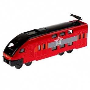 Модель Аэроэкспресс 16 см двери открываются инерционная металлическая (Технопарк, SB-18-15WB-3)