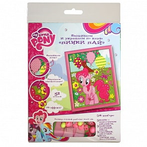 Набор для вышивания и украшения по канве - Мой маленький пони - Пинки Пай (Росмэн, 32164-no)