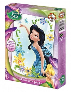 Рисунок с пайетками Дисней - Феи. Волшебное утро (Десятое королевство, 01834ДК)