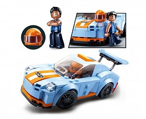 Конструктор - Машина с фигуркой, 148 деталей (Sluban, M38-B0633A)