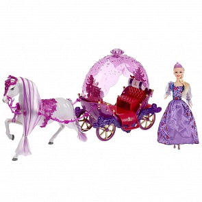 Карета с куклой и лошадью 238A (B1801820) (ассортимент)