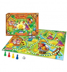 Игра настольная - Путешествие по сказке - Колобок (Русский стиль, 03041)