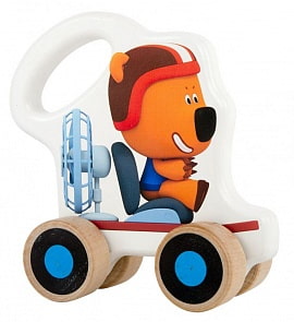 Деревянная каталка – Кеша. Ми-Ми-Мишки (Деревяшки, BBW010)