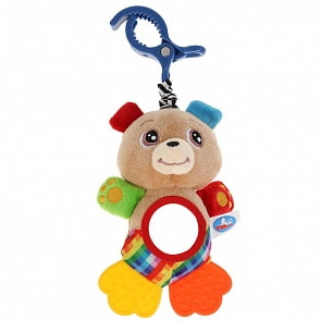 Текстильная игрушка-подвеска с вибрацией Мишка (Умка, RTH-BEAR)