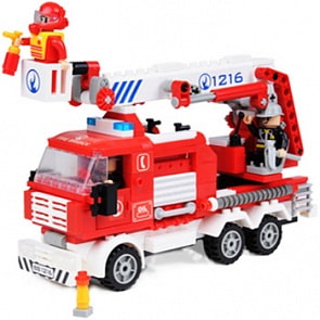 Конструктор с аксессуарами - Пожарная машина (BANBAO, 8313)