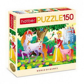 Пазл 150 элементов – Любимые сказки (Hatber, 150ПЗ4-19282)