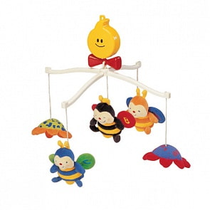 Музыкальная карусель с игрушками пчёлками (K's Kids, KA322)