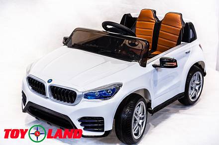 Электромобиль BMW белый 