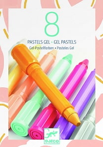 Карандаши пастельные гелевые -  Карамель (Djeco, 08814)