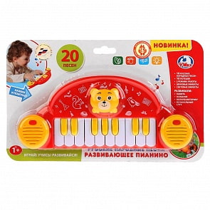 Развивающее пианино ™Умка, 20 русских народных песен и потешек (Умка, B1525358-Rsim)