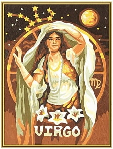 Раскраска по номерам, Знаки Зодиака. Дева (Schipper, 9390677)