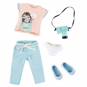 Одежда и обувь для куклы фотографа Луна Kruselings, 23 см (Kathe Kruse, 0126891)