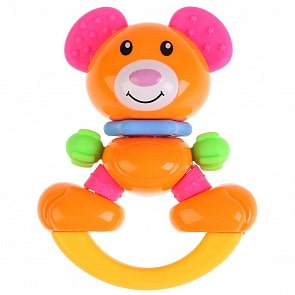 Развивающая игрушка погремушка Мишутка с прорезывателем (Умка, 1603M123-Y1)