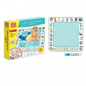 Коврик для рисования водой, 75 х 75 см. (Let`s Play, 37201)