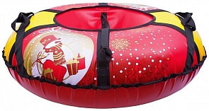 Санки надувные "Тюбинг Новый Год" + автокамера, диаметр 93 см (RT, 5012RT)