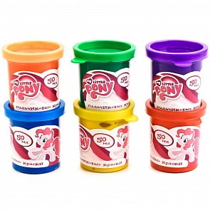 Пальчиковые краски - My Little Pony, 6 цветов (MultiArt, 650FP-MLP)