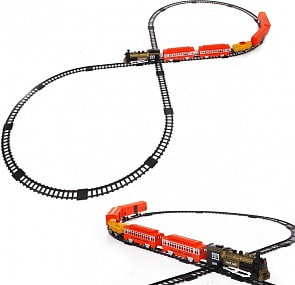 Железная дорога со световыми и звуковыми эффектами – Train in fast (Yako, Y1699030) 