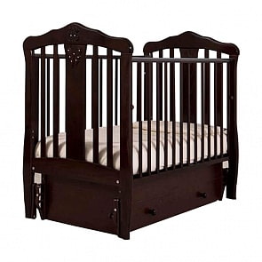 Кровать детская Гандылян К-2002-28м Доминик Люкс маятник универсальный, махагон (Gandylyan, GAN-К-2002-28м_махагон)