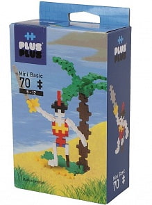 Разноцветный конструктор для создания 3D моделей - Пират (Plus Plus, 3752)