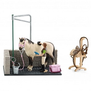 Набор Farm World для мойки лошадей (Schleich, 42104k)