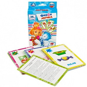 Карточки развивающие Фиксики - Логика, 36 карточек (Умка, 4690590137925sim)