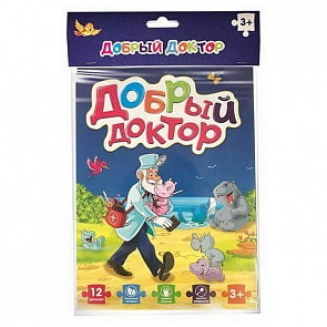 Пазл мягкий – Добрый доктор, 12 деталей (Malamalama, 68039-8)