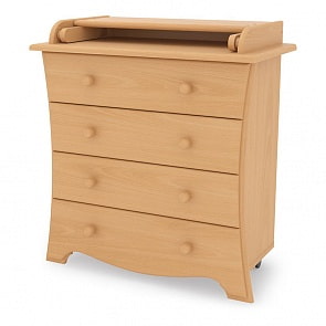 Комод детский Гандылян КО-2012-1 Арландо с откидной крышкой, натуральный (Gandylyan, GAN-КО 2012-1_натуральный)