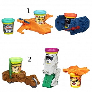 Транспортные средства героев Звездных войн из серии «Play-Doh» (Hasbro, B0001H)