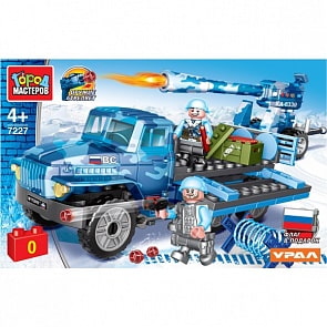 Конструктор Урал с пушкой 167 детали (Город мастеров, 7227-KK)