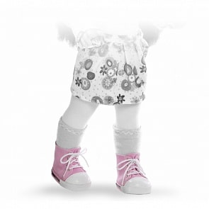 Кеды розовые для кукол размером 42 см. (Paola Reina, 66080_paola)