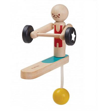 Деревянная игрушка - Акробат-тяжеловес 
