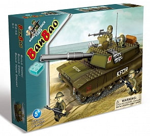 Конструктор из 119 деталей Танк (BANBAO, 8246)