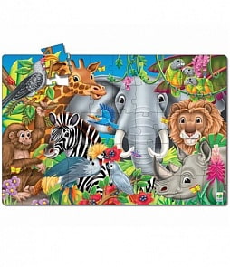 Пазл и раскраска - Забавные факты о животном мире (Learning Journey, 183403)