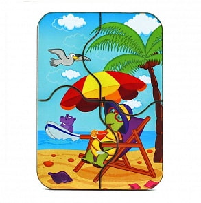 Пазл 6 - Черепашка в отпуске (Мастер Игрушек, IG0043)