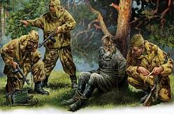 Модель для склеивания - Советские разведчики-диверсанты (Звезда, 3643з) - миниатюра