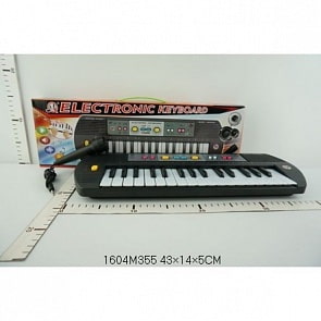 Электропианино с микрофоном, 32 клавиши (1604M355sim)