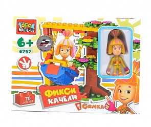 Конструктор Фиксики - качели Симки, 70 деталей (Город мастеров, BB-6757-Rsim)