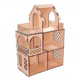 Кукольный домик для мини-кукол из серии Я дизайнер (Paremo, PD218-05)