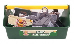 Набор инструментов в ящике 19 предметов – Помогаю папе (ABtoys, PT-00567)