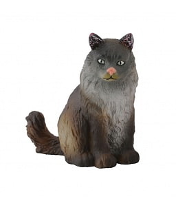 Фигурка Кота норвежского лесного сидячего (GULLIVER Collecta, 88327)