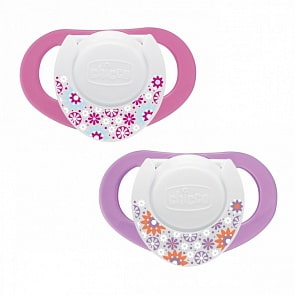Пустышка силиконовая 4+, розовая (Chicco, 5717.00)